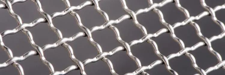 galvanized woven crimped & welded wire mesh