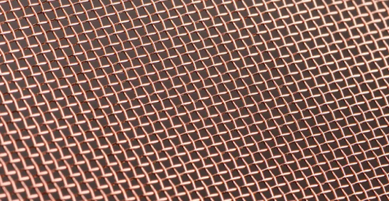 Woven copper-based wire cloth