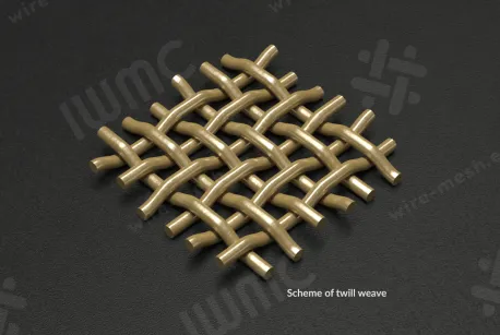 Wire cloth 0,045x0,036 phosphor bronze