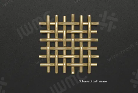 Wire cloth 0,045x0,036 phosphor bronze