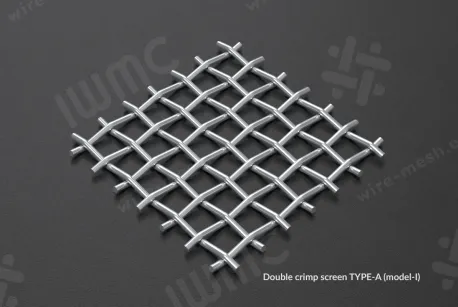 Crimped wire mesh 5x2 stainlees steel