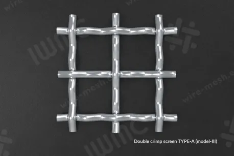 Crimped wire mesh 11x2 galvanized