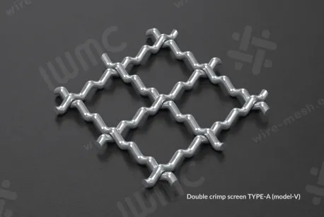Crimped wire mesh 7x0,7 stainlees steel