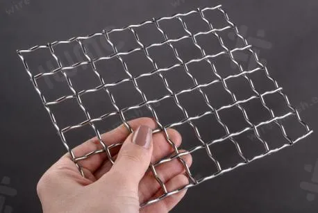 Crimped wire mesh 20x3 stainlees steel - photo 2