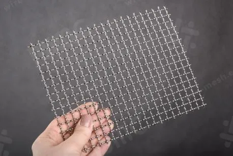 Crimped wire mesh 8x1,6 stainlees steel - photo 2