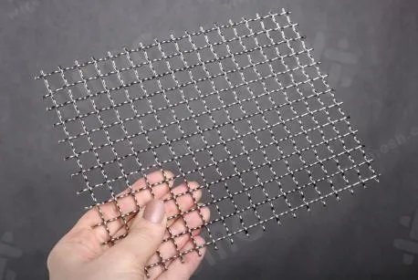 Crimped wire mesh 10x1,6 stainlees steel - photo 2