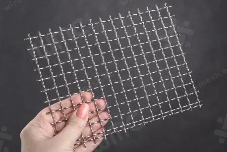 Crimped wire mesh 12x1,6 stainlees steel - photo 2