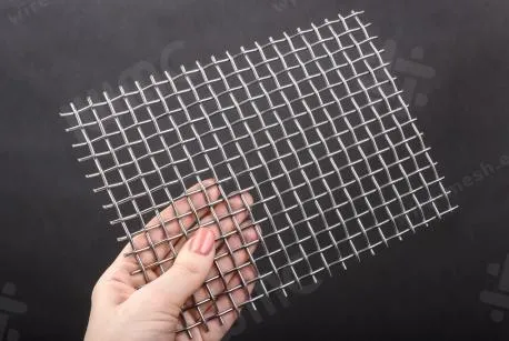Crimped wire mesh 8x2 stainlees steel - photo 2