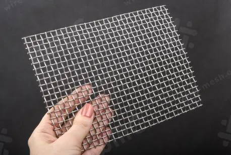Crimped wire mesh 5x1,6 galvanized - photo 2