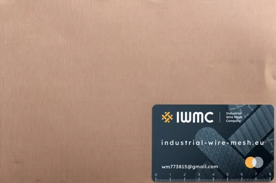 Wire cloth 0,04x0,03 phosphor bronze