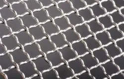 Pre-crimped wire mesh and screens